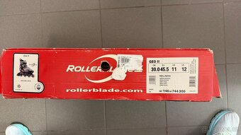 Kolečkové brusle Rollerblade (45)+chraniče XL - 9
