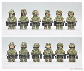 Rôzne sety vojakov (8ks) 2 + doplnky - typ lego - 9