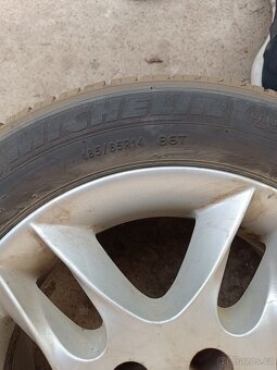 ALU kola 5x100 R14 pneu 185/65 R14 volkswagen polo - 9