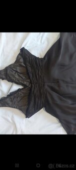 Černé společenské šaty XL - 9