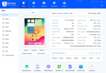 iPad Pro 10.5 (2017) 256gb, WIFI. Baterie 91%. Záruka 6 měs. - 9