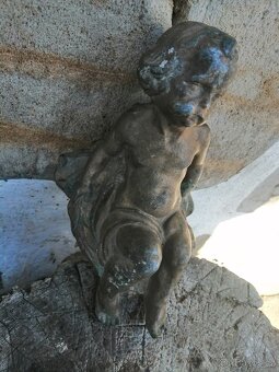 Mosazný andílek s patinou - 9