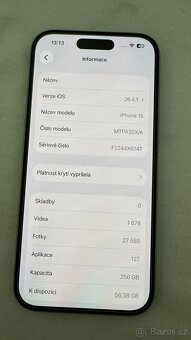 iPhone 15 / 256GB - Green - 9