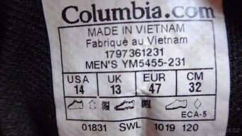 Outdoorové boty COLUMBIA v.47 - 9