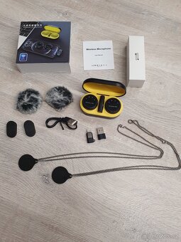 Bezdrátový mikrofon USB-C sada s nabíjecí krabičkou - 9