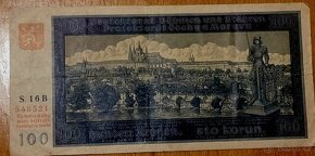 Bankovna 100,-Kč z roku 1940 - 9