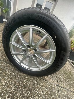 Alu kola 16” zimni pneu Michelin Alpin 5 205/60/R16 4KS - 9