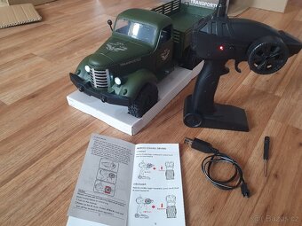 RC Military Truck Zil 1/16 6WD zelený - 9