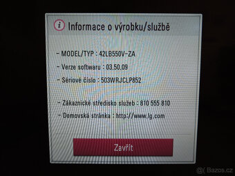 Full HD LED televize 42" LG 42LB550V-ZA, držák na zeď - 9