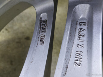 Originál alu kola 16" na Ford Focus letní Michelin - 9