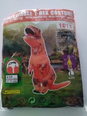 T-Rex nafukovací kostým pro dospělé,děti - 9