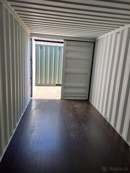 Lodní kontejner 20´ po první cestě, RAL 6007 - 9