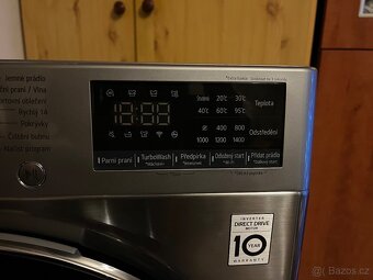 🔹 Luxusní nerezová pračka LG – 9 kg | Top stav Plně funkční - 9