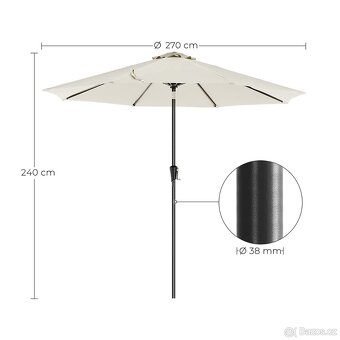 Nový slunečník 270 cm - 9
