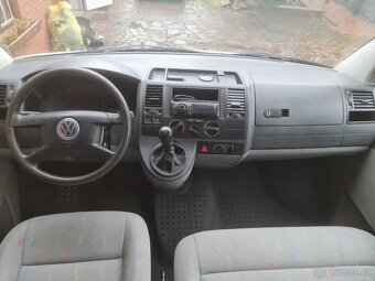 VW Transporter T5 1.9TDI, 75kW, r.v.07, 9 míst, klima - 9
