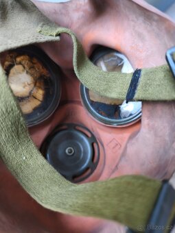 Německa plynová maska Luftschutz Originál - 9