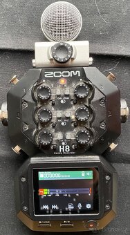Zoom H-8, set mikrofonů a příslušenství, perfektní stav - 9