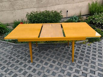 Retro jídelní rozkládací stůl F. Jirák - 60. léta - 9
