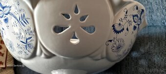 Porcelánové stínítko lustru - 9