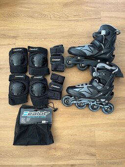 Prodám In-line brusle vel. 37-40 zn. Spokey( nastavitelne) - 9