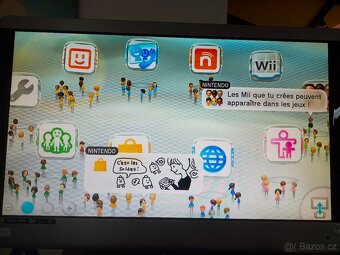 Nintendo Wii WUP-101(03), ovladač, Wii sensor bar, 3 Wii hry - 9