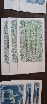 Československo 3Kčs-100Kčs , Cena v inzerátu, dohododa - 9