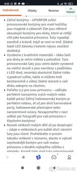 Dívčí svítící šaty, vel 150 - 9