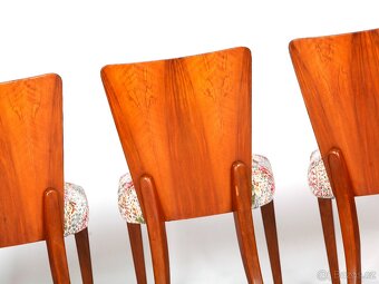 J.HALABALA, přečalouněné židle lízátka, 4 kusy. - 9