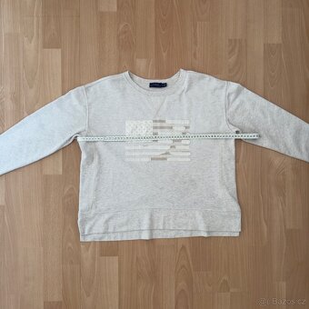 Ralph Lauren Polo krémová mikina s vlajkou USA | vel. M - 9