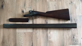 Historická USA brokovnice Parker Bros ráže 12CF 1878 - 9