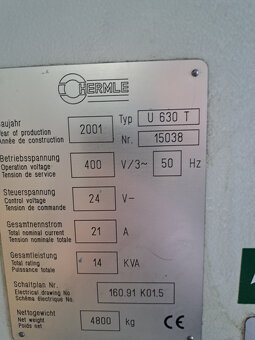CNC centrum HERMLE U 630 T - 9