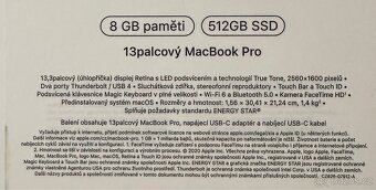 MacBook Pro M1 Retina Touch Bar 13" / 8GB / 512GB CZ (2021) - 9