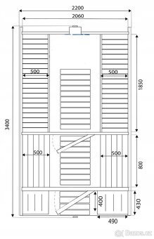 Sauna Marivox, venkovní finská barelová sauna - 9