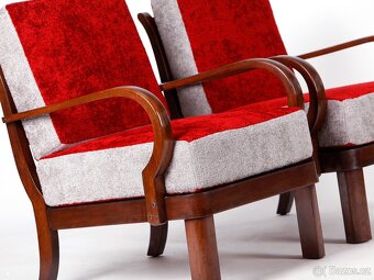 Párová křesla ve stylu ArtDeco, 2 ks. - 9