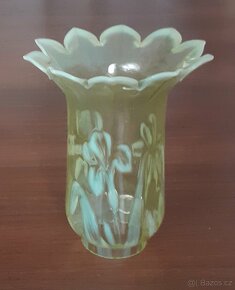 Petrolejová lampa - originál stínítka 19. stol, 9 kusů - 9