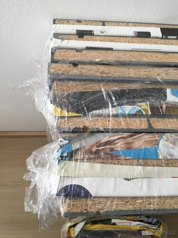 4x knihovna IKEA BILLY s prosklenými dvířky OXBERG v šedé ba - 9