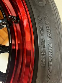 Origo. Letní Borbet wheels R20” Black rim red - 9