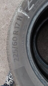 Letní pneu 225/60 R17 Hankook+Continental,4+5mm, cena za 4ks - 9