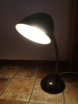 Stolní lampa bakelitová, starožitná - 9
