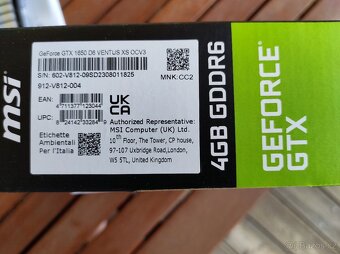 MSI GeForce GTX 1650 D6 VENTUS XS OCV3 - 9