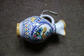 Prodám Moravská keramika – malované talíře, vázička - 9