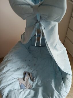 Proutěný koš pro miminko s vybavením - 9