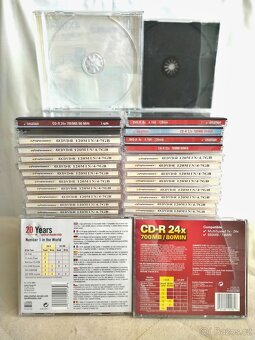 100x obaly 10,4 mm pro CD, DVD, Blu-ray - 9