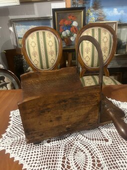 Starožitný ruční kráječ chleba - 9