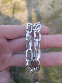 Stříbrný řetízek a náramek - ruční práce - PC 15 000CZ - 9