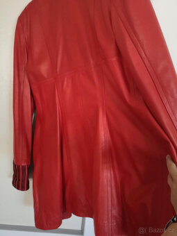 Kožený podzimní kabát - 9