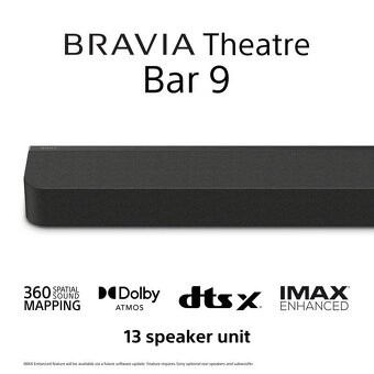 Soundbar Sony BRAVIA Theatre Bar 9 7.0.2k Dolby Atmos, černý - 9