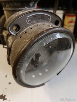 Velká karbidové lampa Bleriot 1900, nález necisteno - 9