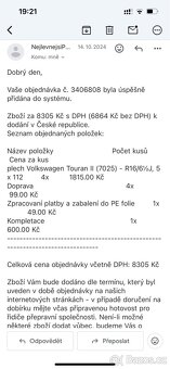 Zimní set kol VW Touran - 9