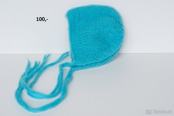 Čepičky na newborn focení - 9